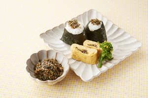 写真: ご飯のお供にエコ料理